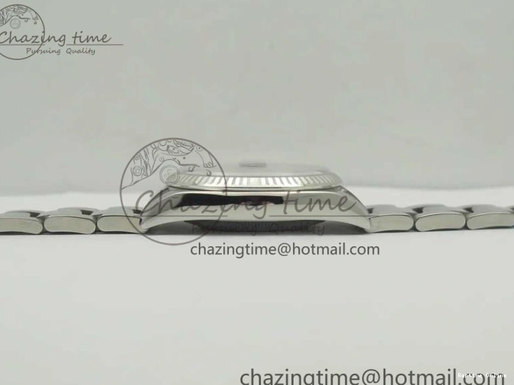 0125 DateJust 36 SS 116234 Fluted Bezel DJF Best Edition Blue Dial Stick Markers on SS Oyster Bracelet A Affordable 3373